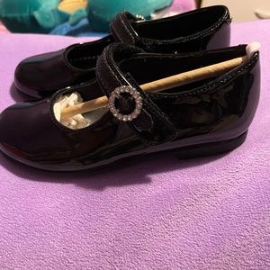 LITTLE GIRL BLACK CHURCH SHOE